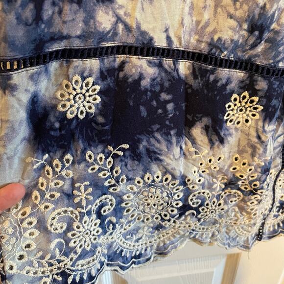 NWT Romeo+Juliet Couture Tie Dye Off The Shoulder Shift Dress Size L - Picture 8 of 13